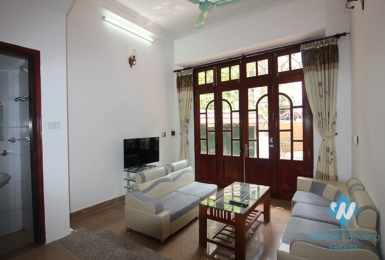 A nice house with courtyard for rent in Nghi Tam st, Tay Ho District